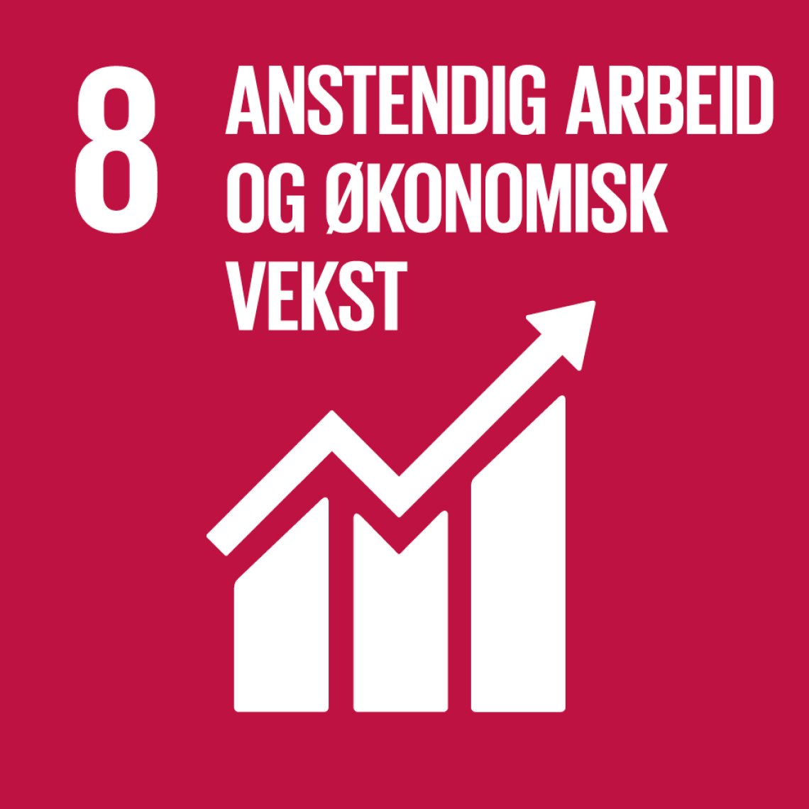 Mål 8 - Anstendig arbeid og økonomisk vekst Mål 8 - Anstendig arbeid og økonomisk vekst